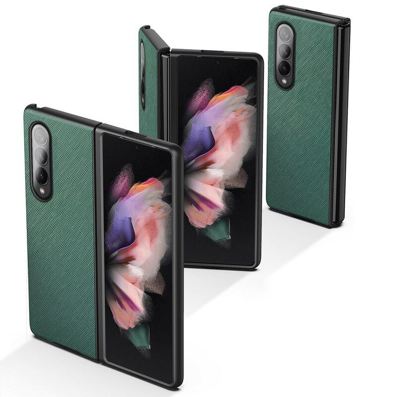 Case Samsung Galaxy Z Fold 3 5G Kuvioitu Nahka