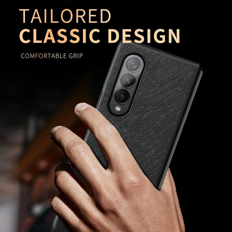 Case Samsung Galaxy Z Fold 3 5G Kuvioitu Nahka