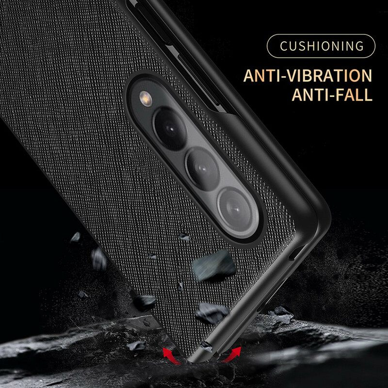 Case Samsung Galaxy Z Fold 3 5G Kuvioitu Nahka