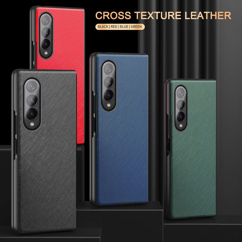 Case Samsung Galaxy Z Fold 3 5G Kuvioitu Nahka