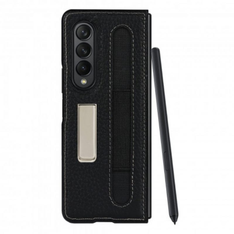 Case Samsung Galaxy Z Fold 3 5G Litchi Nahkateline