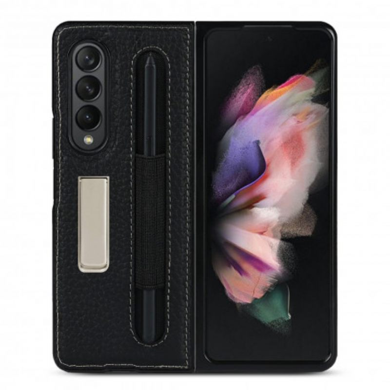 Case Samsung Galaxy Z Fold 3 5G Litchi Nahkateline