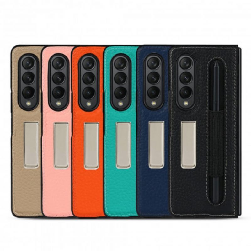 Case Samsung Galaxy Z Fold 3 5G Litchi Nahkateline