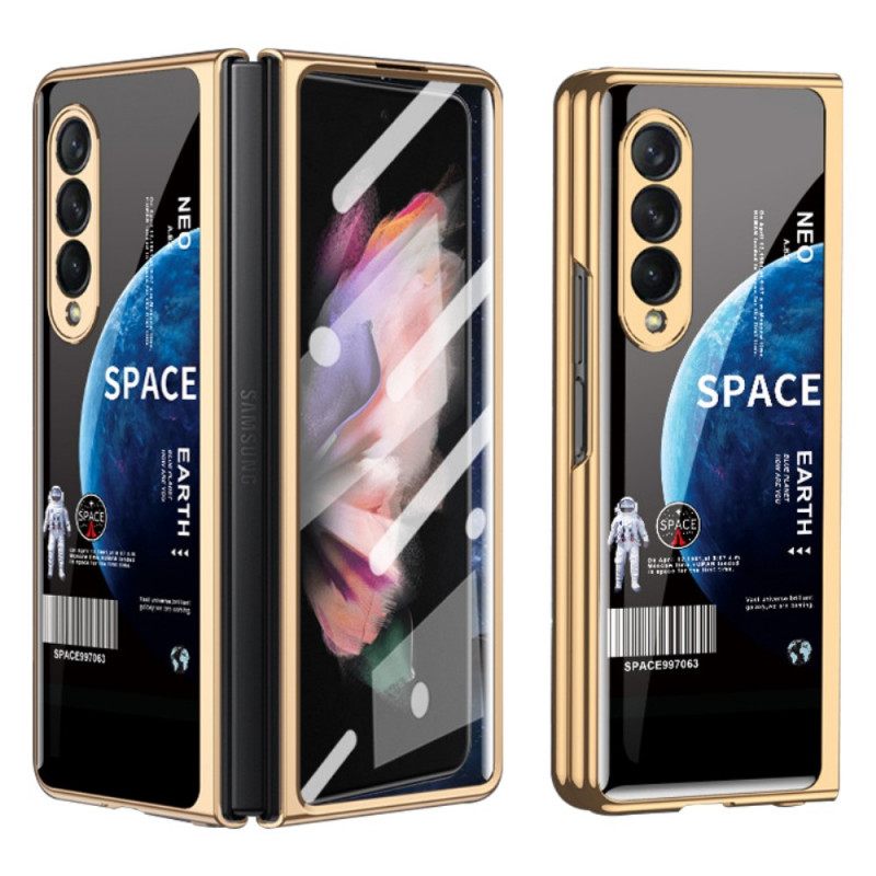 Case Samsung Galaxy Z Fold 3 5G Space-näytönsuojalla