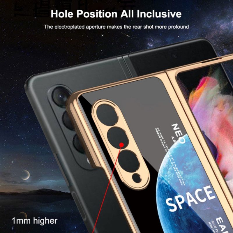 Case Samsung Galaxy Z Fold 3 5G Space-näytönsuojalla