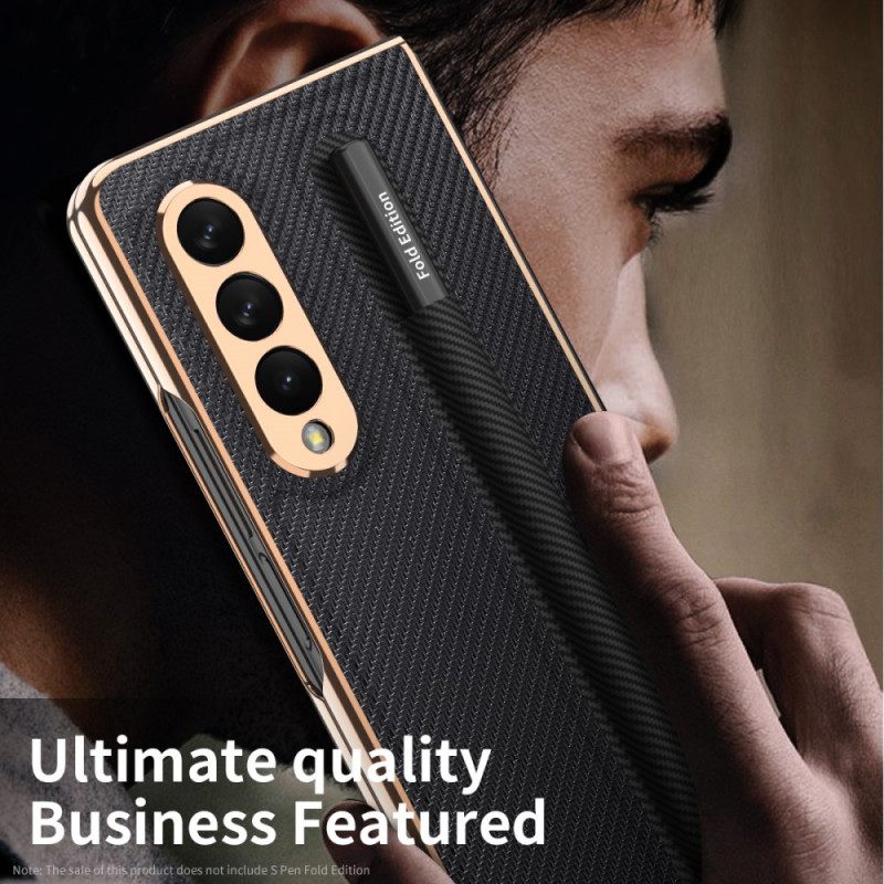 Case Samsung Galaxy Z Fold 3 5G Suojakuori Näytönsuoja Ja Kynäteline