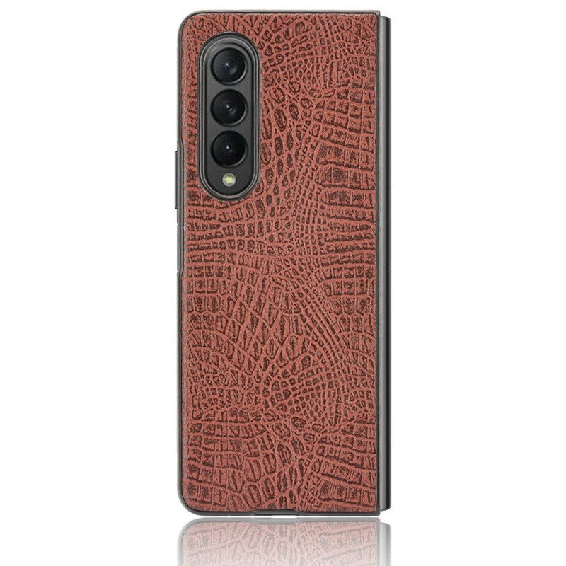 Case Samsung Galaxy Z Fold 3 5G Tekokrokotiilinahka