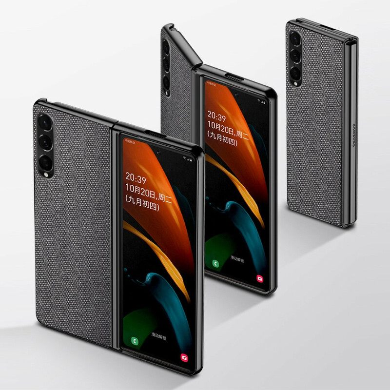 Case Samsung Galaxy Z Fold 3 5G Textured Leather Effect