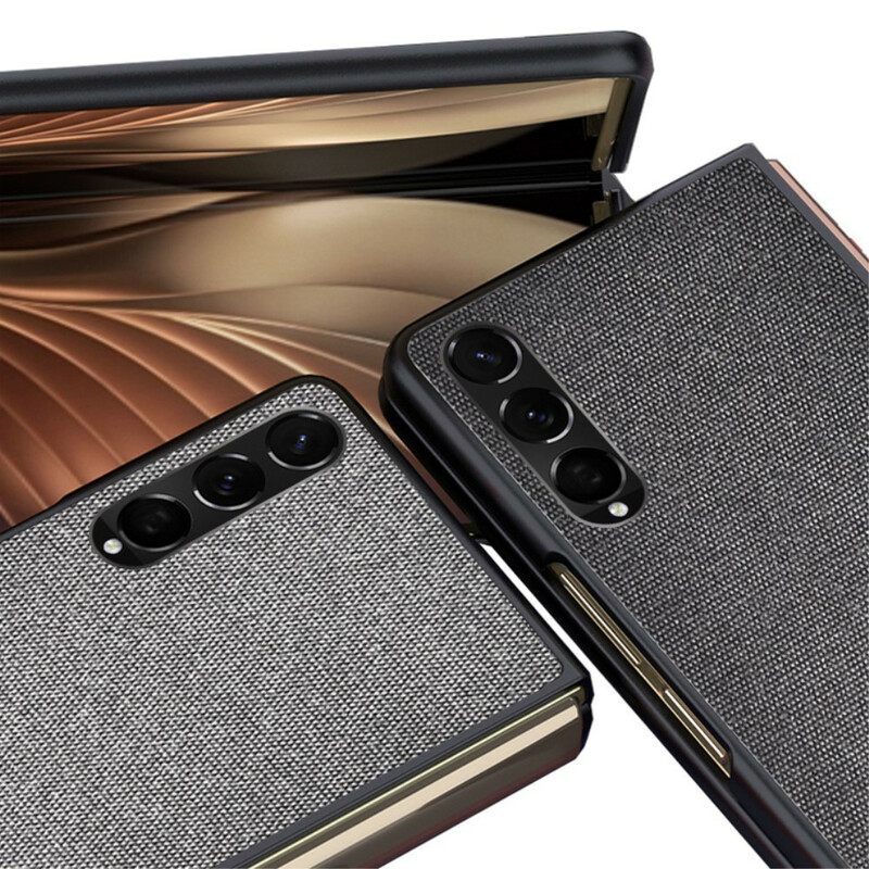 Case Samsung Galaxy Z Fold 3 5G Textured Leather Effect