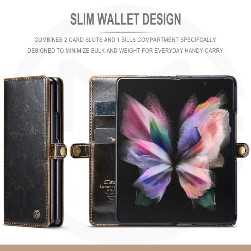 Kotelot Samsung Galaxy Z Fold 3 5G Patent Leather Effect Caseme