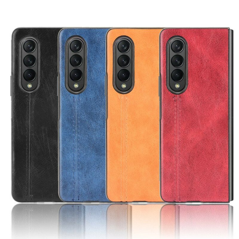 Kuori Samsung Galaxy Z Fold 3 5G Couture Nahkaefekti