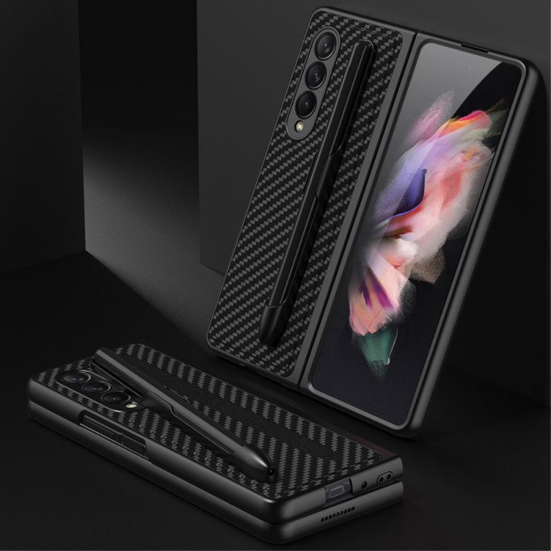 Kuori Samsung Galaxy Z Fold 3 5G Hiilikuitukynän Pidike Gkk