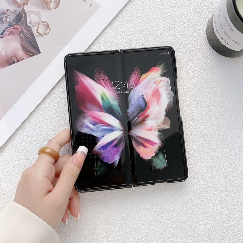 Kuori Samsung Galaxy Z Fold 3 5G Näytönsuoja Ja Rengaskiinnitys