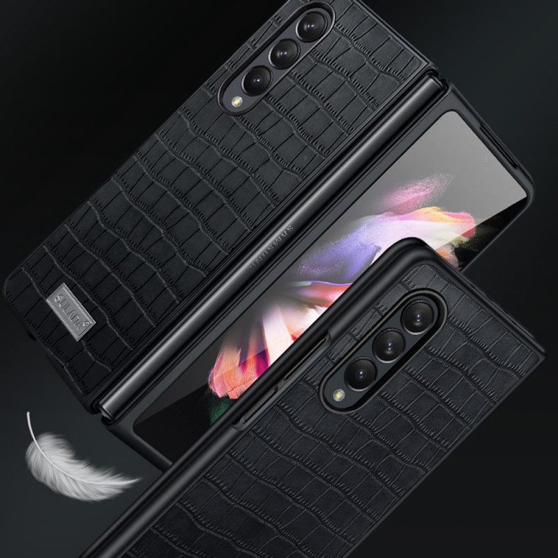 Kuori Samsung Galaxy Z Fold 3 5G Style Krokotiilinahka Sulada