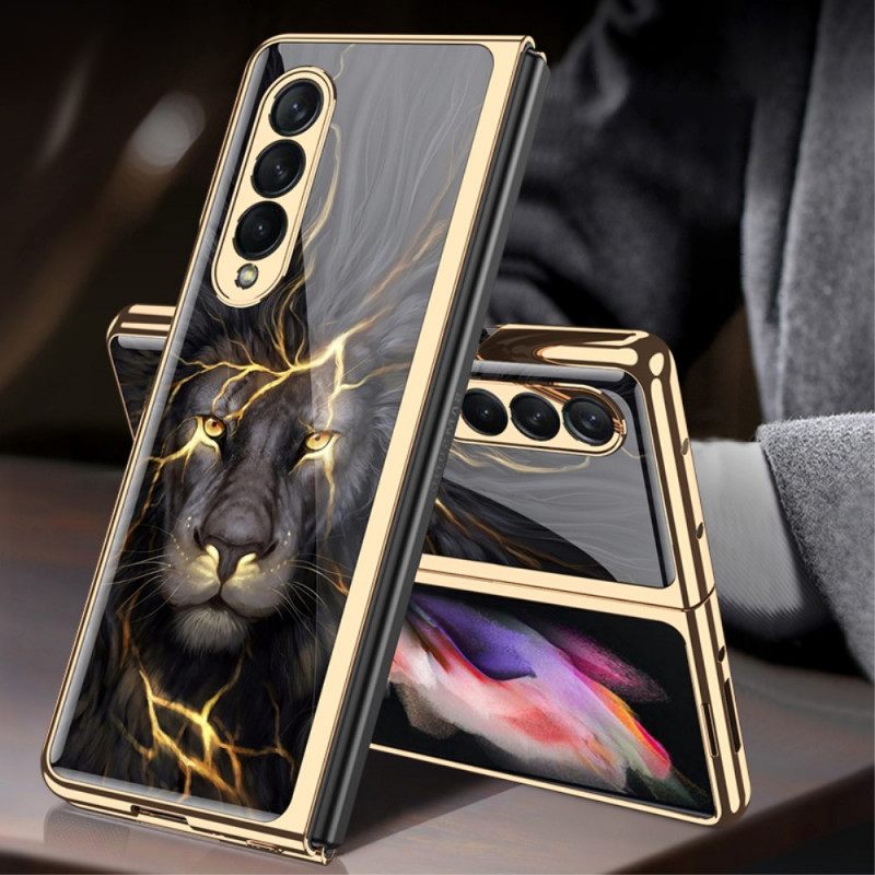 Kuori Samsung Galaxy Z Fold 3 5G Tempered Glass Lion Gkk