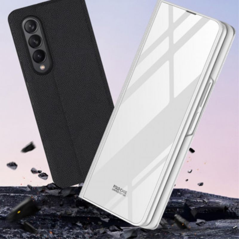 Puhelinkuoret Samsung Galaxy Z Fold 3 5G Kotelot Flip Gkk Carbon Tempered Glass