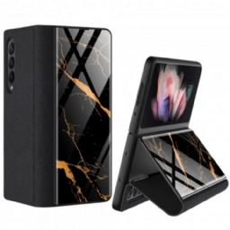 Puhelinkuoret Samsung Galaxy Z Fold 3 5G Kotelot Flip Gkk Marmorikarkaistu Lasi