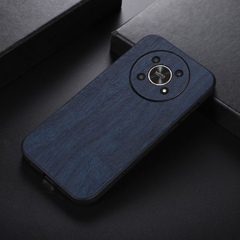 Case Honor Magic 4 Lite 5G Faux Leather Wood Effect