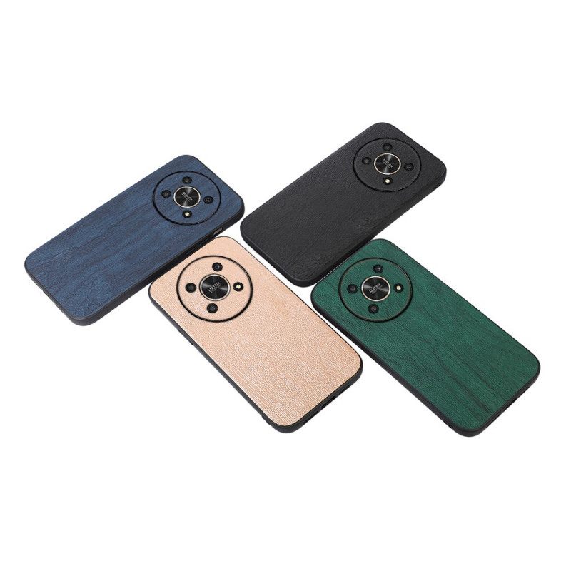 Case Honor Magic 4 Lite 5G Faux Leather Wood Effect