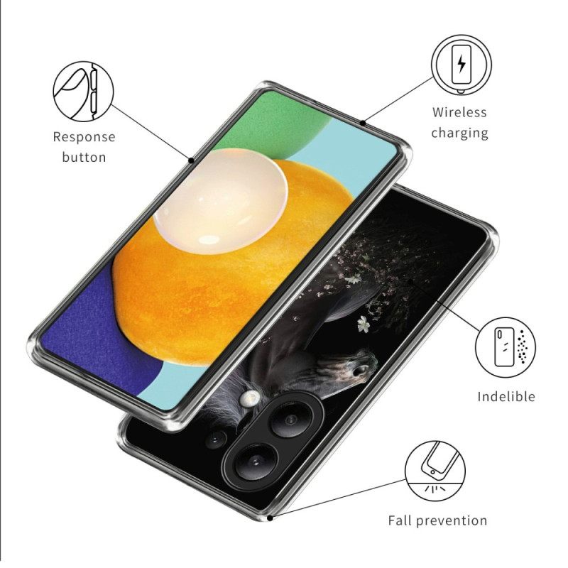 Case Xiaomi Redmi Note 13 4g Puhelinkuoret Hevonen Ja Kukka