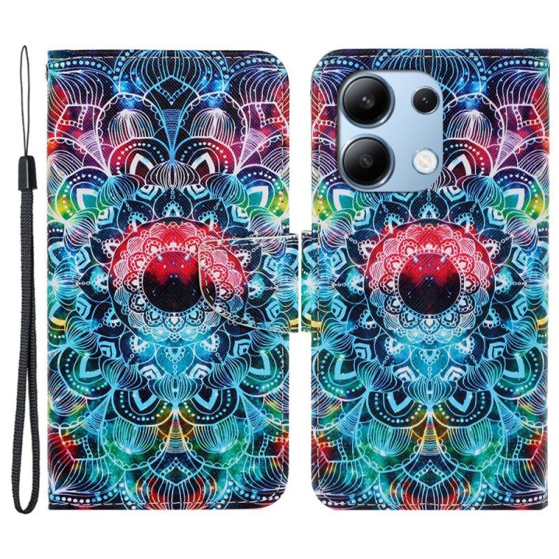 Kotelot Xiaomi Redmi Note 13 4g Mandala-hihnakuvio Suojakuori