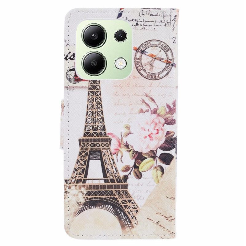 Kotelot Xiaomi Redmi Note 13 4g Vintage Eiffel-torni Suojakuori