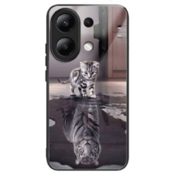 Kuori Xiaomi Redmi Note 13 4g Cat And Tiger Tempered Glass