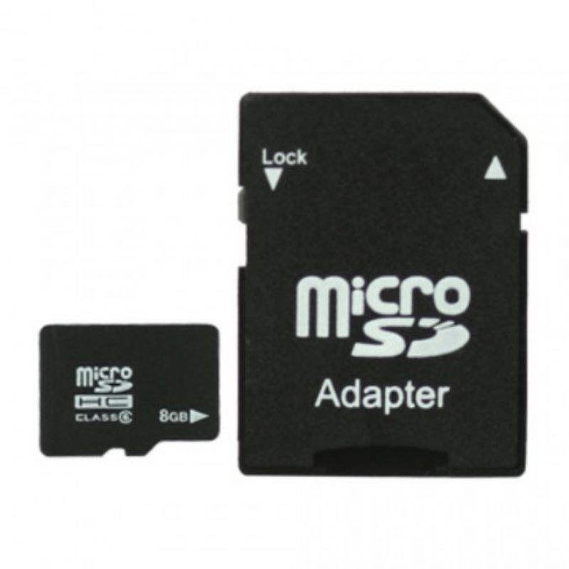 8Gb Micro Sd Kortti Sd-Sovittimella