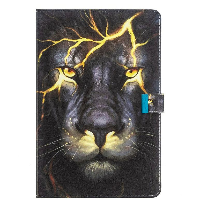 Kotelot Samsung Galaxy Tab S5e Lion On Fire