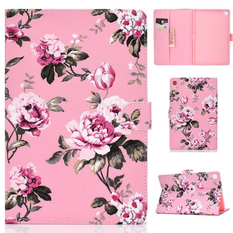 Nahkakotelo Samsung Galaxy Tab S5e Liberty Flowers