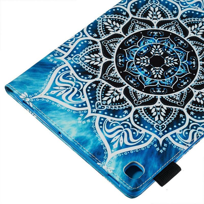 Nahkakotelo Samsung Galaxy Tab S5e Snowflake Mandala