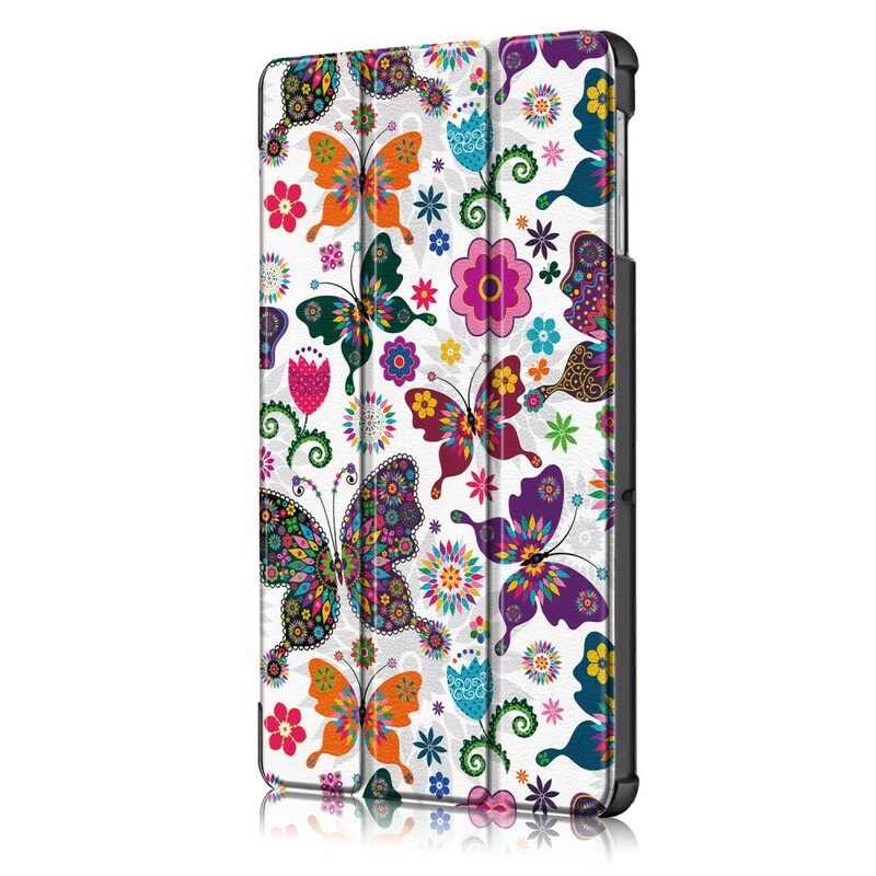 Puhelinkuoret Samsung Galaxy Tab S5e Enhanced Butterflies And Flowers