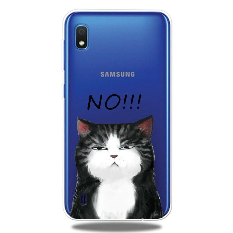 Case Samsung Galaxy A10 Kissa Joka Sanoo Ei