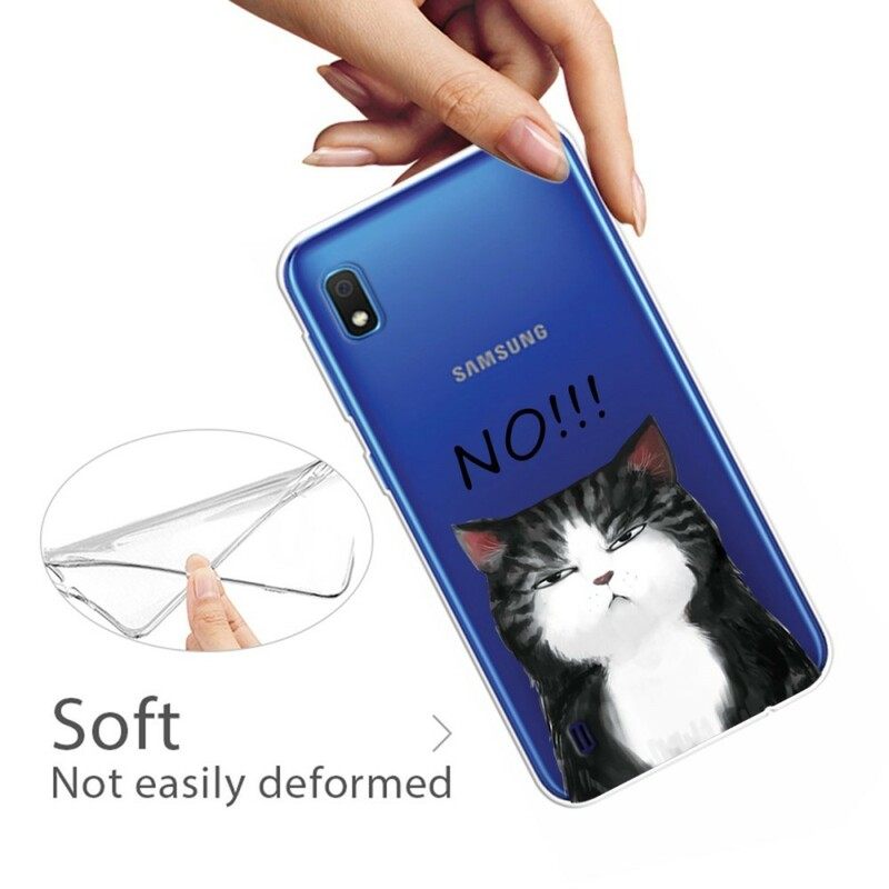 Case Samsung Galaxy A10 Kissa Joka Sanoo Ei