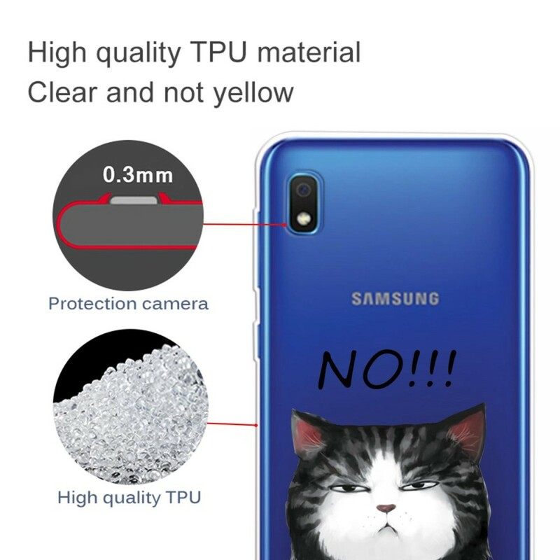 Case Samsung Galaxy A10 Kissa Joka Sanoo Ei