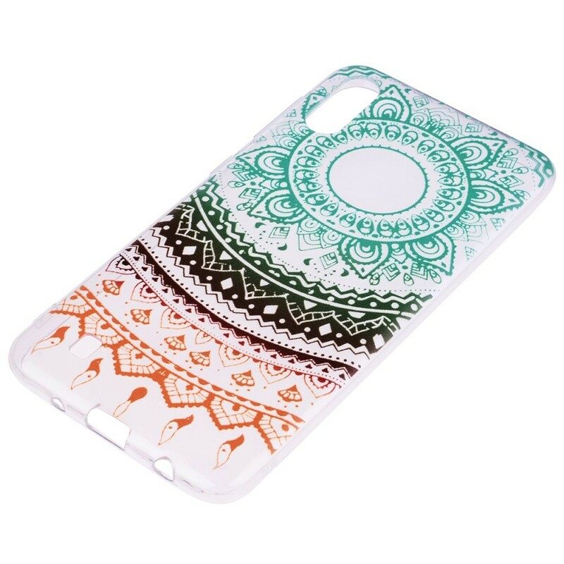 Case Samsung Galaxy A10 Läpinäkyvä Värillinen Mandala