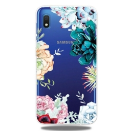 Case Samsung Galaxy A10 Saumattomat Akvarellikukat