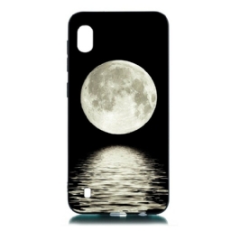 Case Samsung Galaxy A10 Silicone Flexible Moon Navy