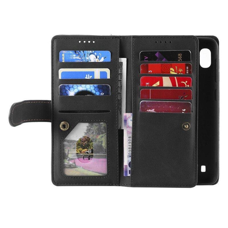 Flip Case Samsung Galaxy A10 Coin Purse 9 Korttikotelo