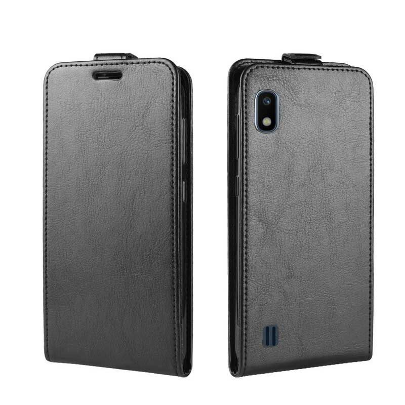 Flip Case Samsung Galaxy A10 Kotelot Flip Taitettava Nahkaefekti