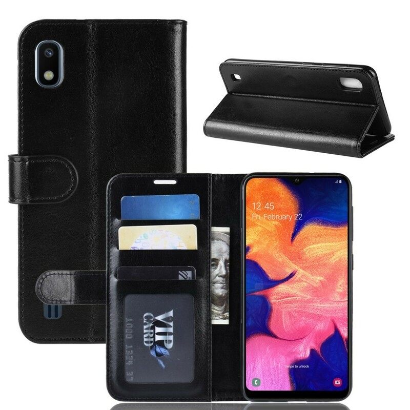 Flip Case Samsung Galaxy A10 Nahkatehostesuunnittelu