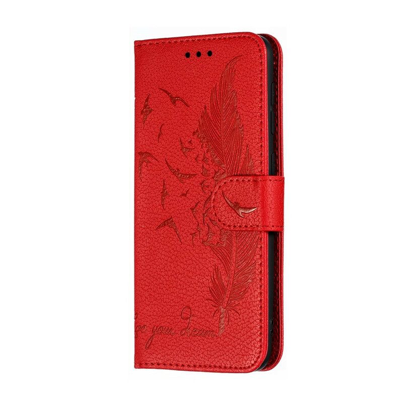 Kotelot Samsung Galaxy A10 Faux Leather Elä Unelmasi