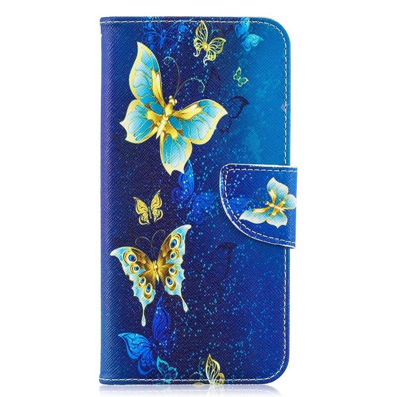 Kotelot Samsung Galaxy A10 Golden Butterflies