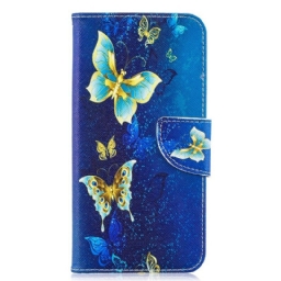 Kotelot Samsung Galaxy A10 Golden Butterflies