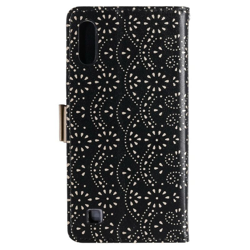 Kotelot Samsung Galaxy A10 Suojaketju Kuori Lace Strap Kolikkokukkaro