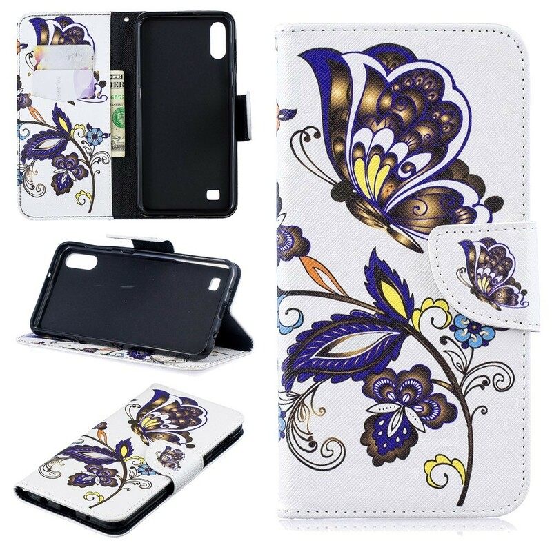 Kotelot Samsung Galaxy A10 Tattoo Butterfly