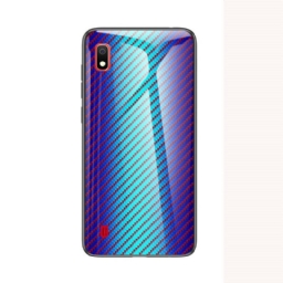 Kuori Samsung Galaxy A10 Carbon Fiber Karkaistu Lasi