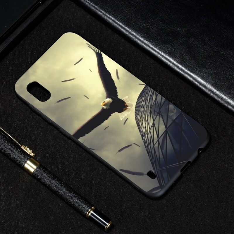 Kuori Samsung Galaxy A10 Flexible Silicone Eagle Kaupungissa