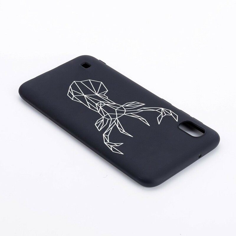 Kuori Samsung Galaxy A10 Silicone Flexible Deer Graphic