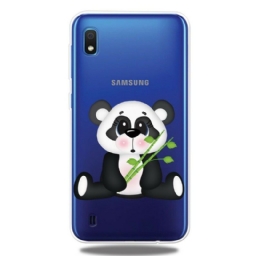 Kuori Samsung Galaxy A10 Transparent Sad Panda